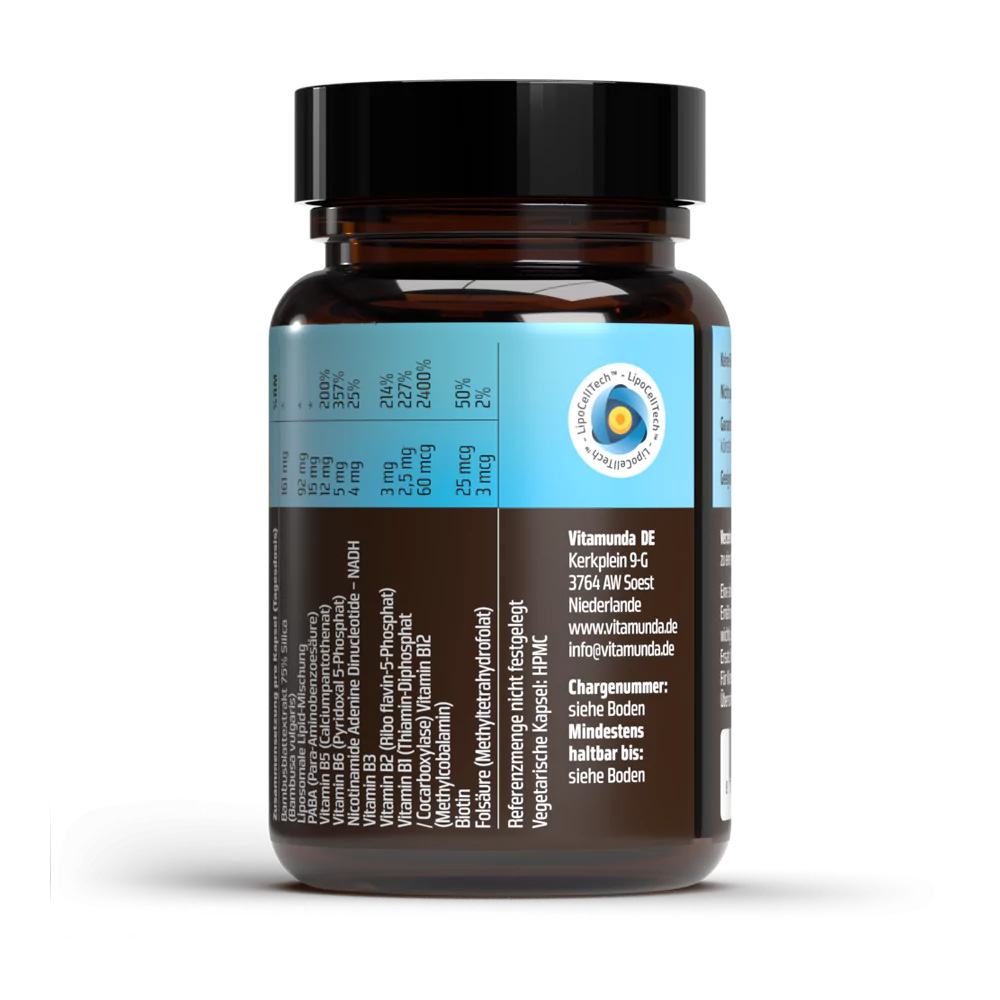Liposomaler Aktiver B-Komplex von Vitamunda