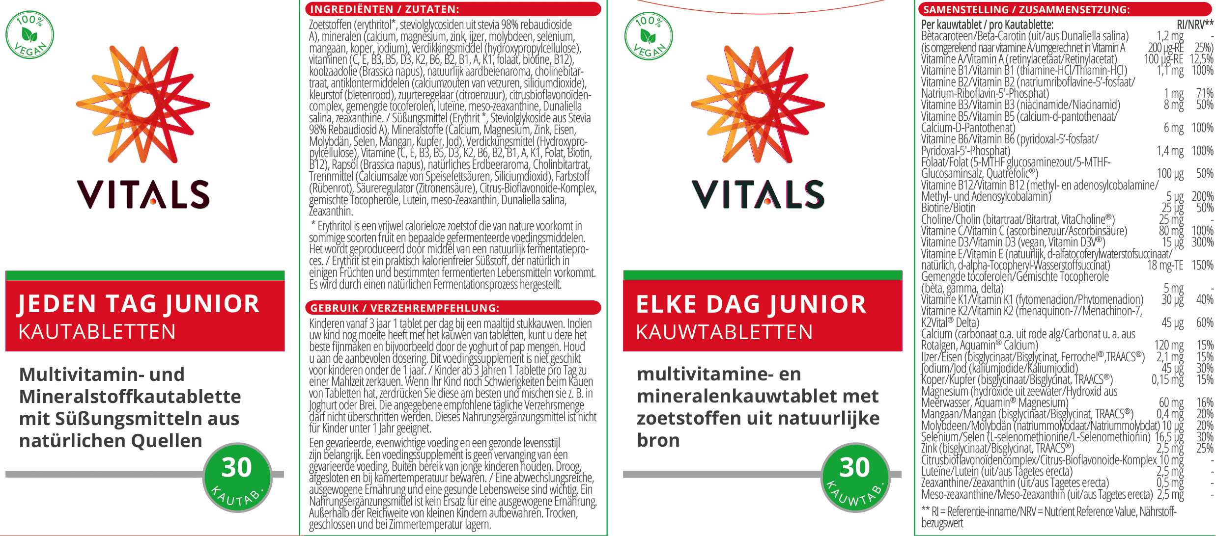 Jeden Tag Junior von VITALS