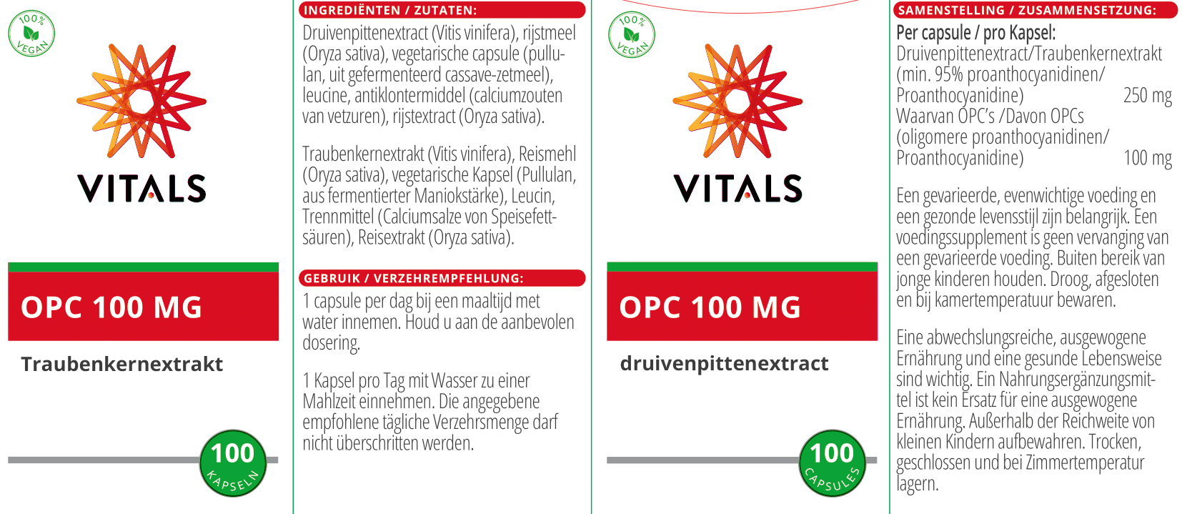 OPC Traubenkernextrakt von VITALS