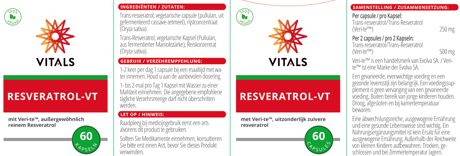 Resveratrol-VT von VITALS