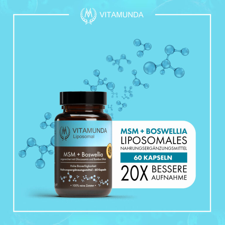 Liposomale MSM + Boswellia von Vitamunda