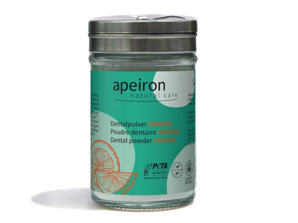 Apeiron Dentalpulver Orange Natural Care
