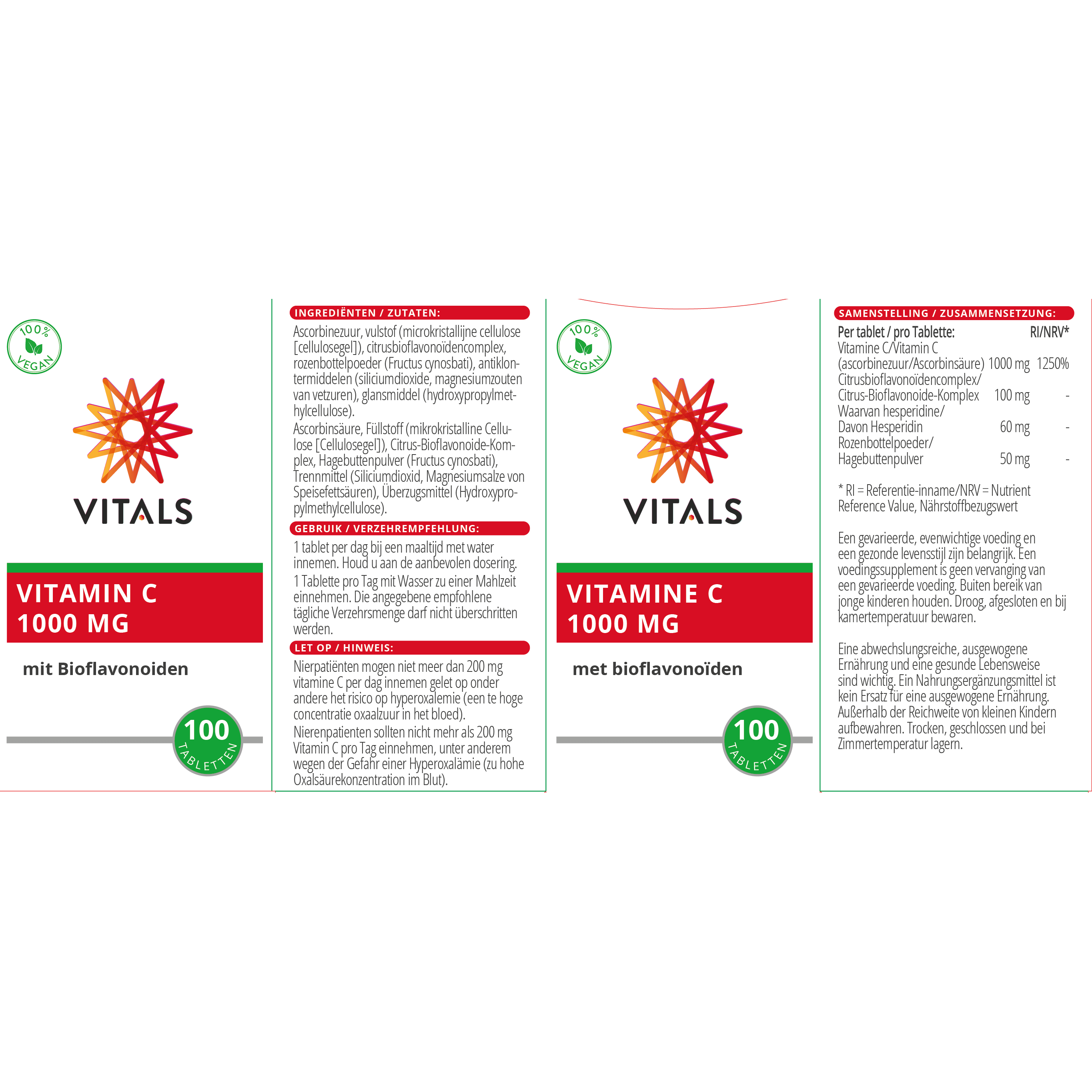 Vitamin C 1000 mg von VITALS