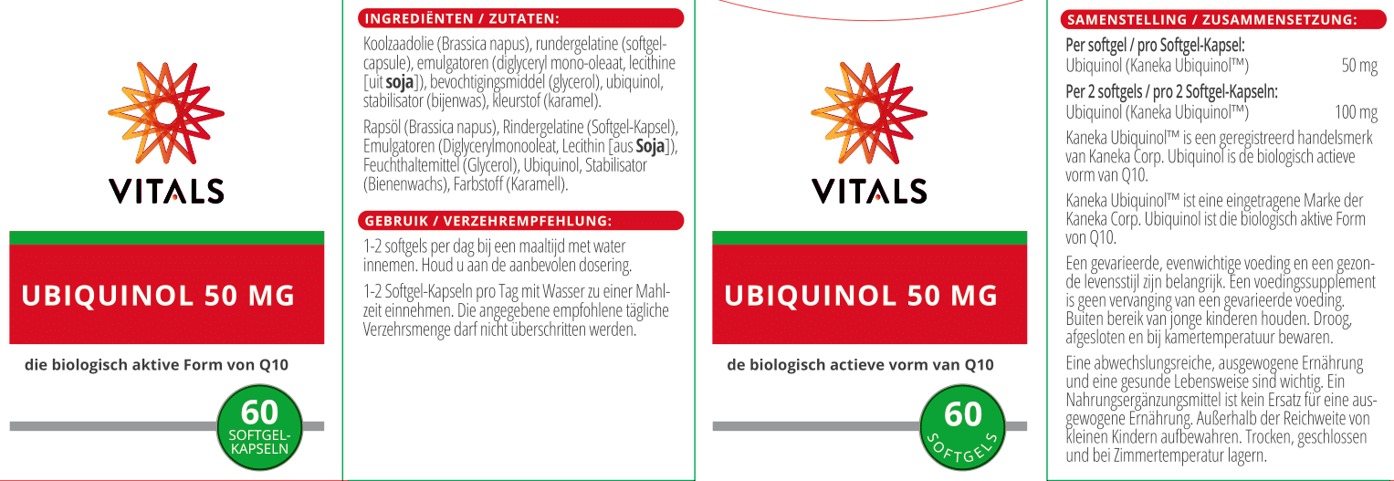 Ubiquinol 50 mg von VITALS
