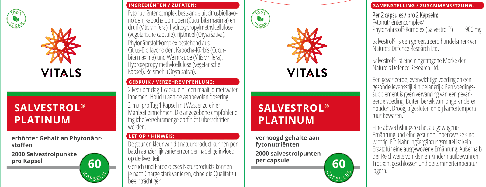 Salvestrol Platinum von VITALS