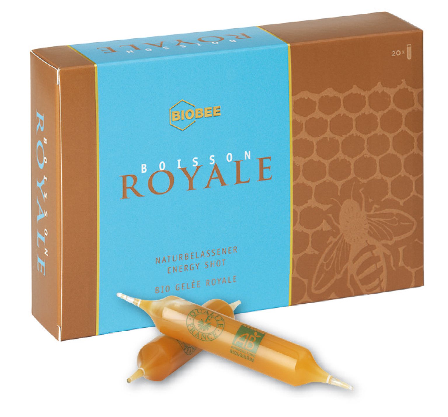 BIO ApiBoost® Gelée Royale Trinkampullen – aus kontrollierter BIO-Imkerei