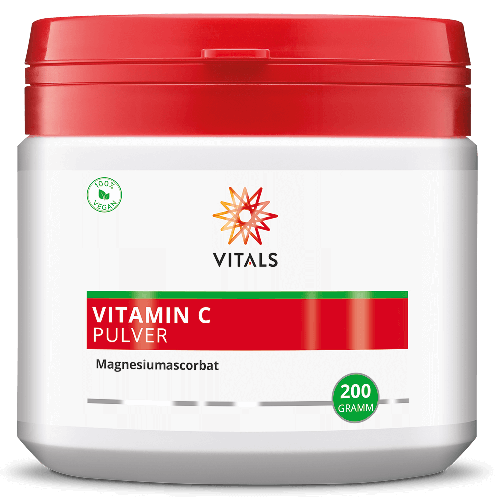 Vitamin C Pulver Magnesiumascorbat von Vitals 200 Gramm