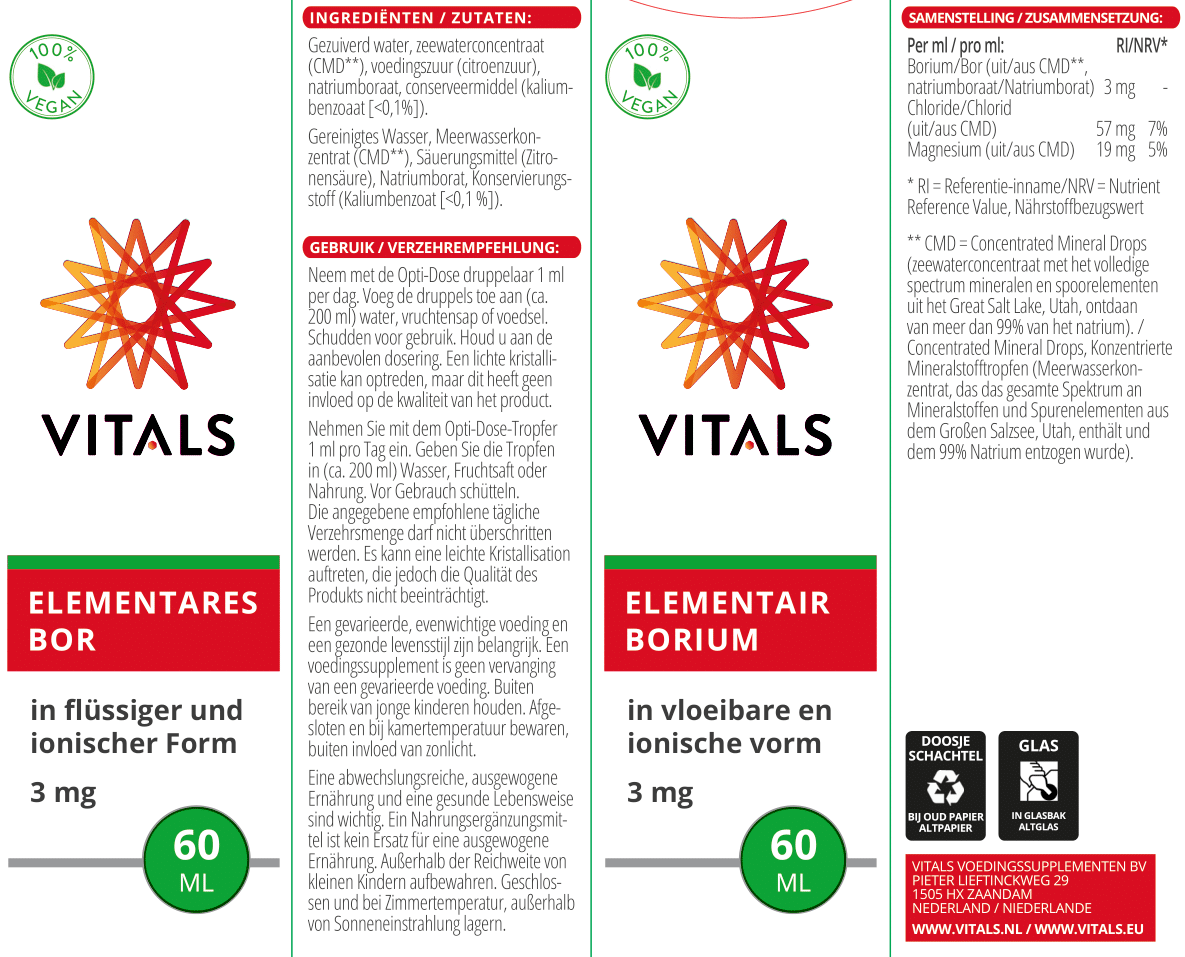 Elementares Bor von VITALS