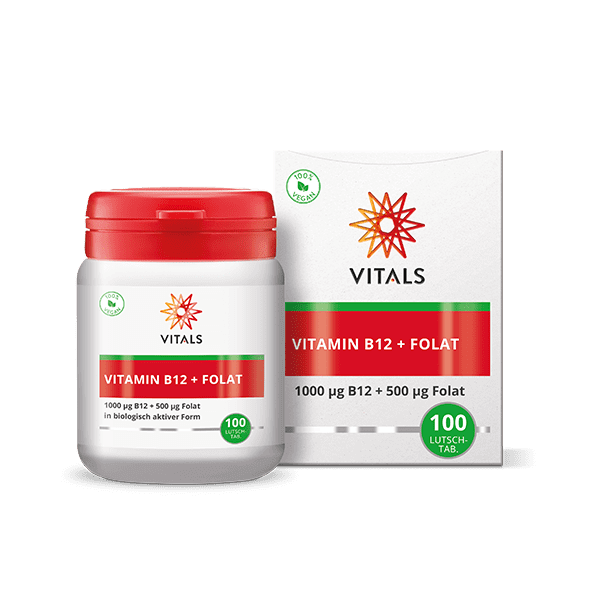 Vitamin B12 mit Folat von VITALS
