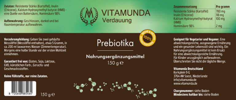Prebiotika von Vitamunda