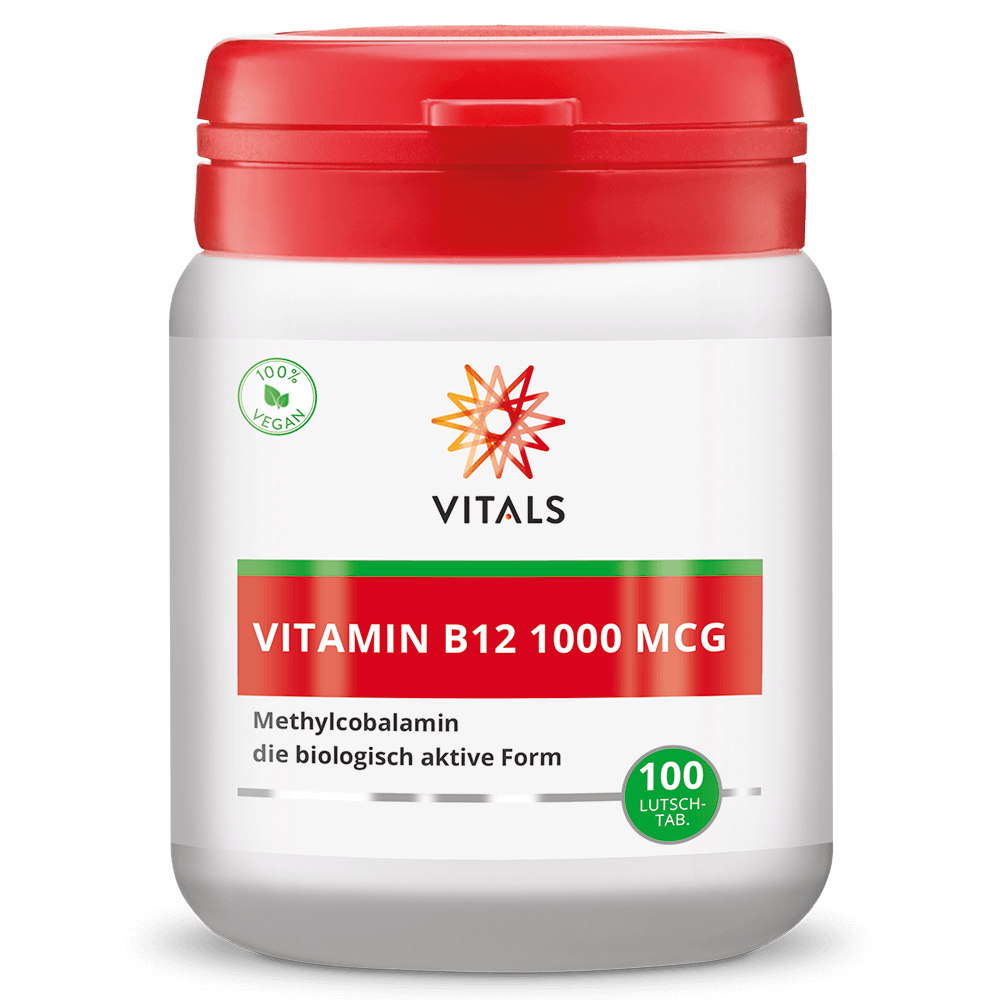 Vitamin B12 1000 mcg von Vitals 100 Lutschtabletten