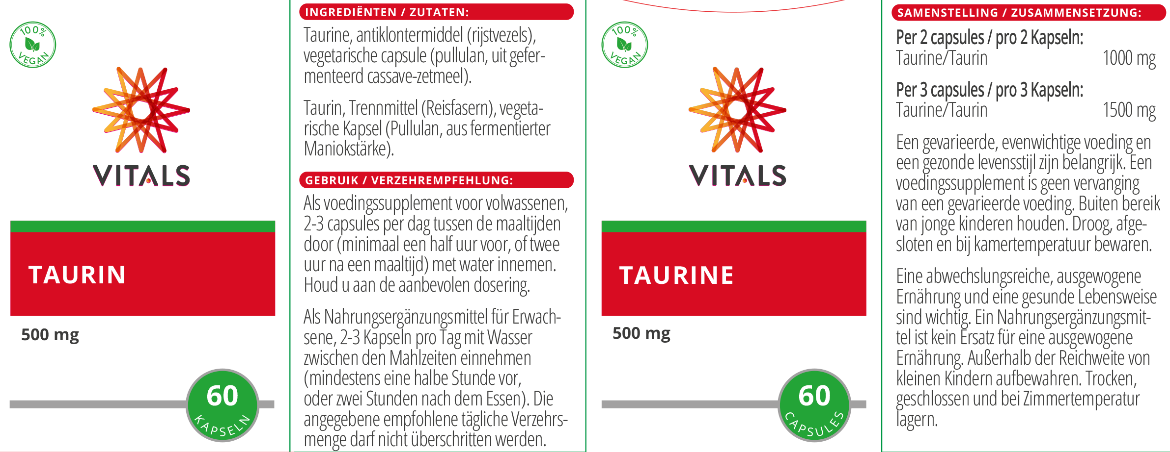 Taurin von VITALS