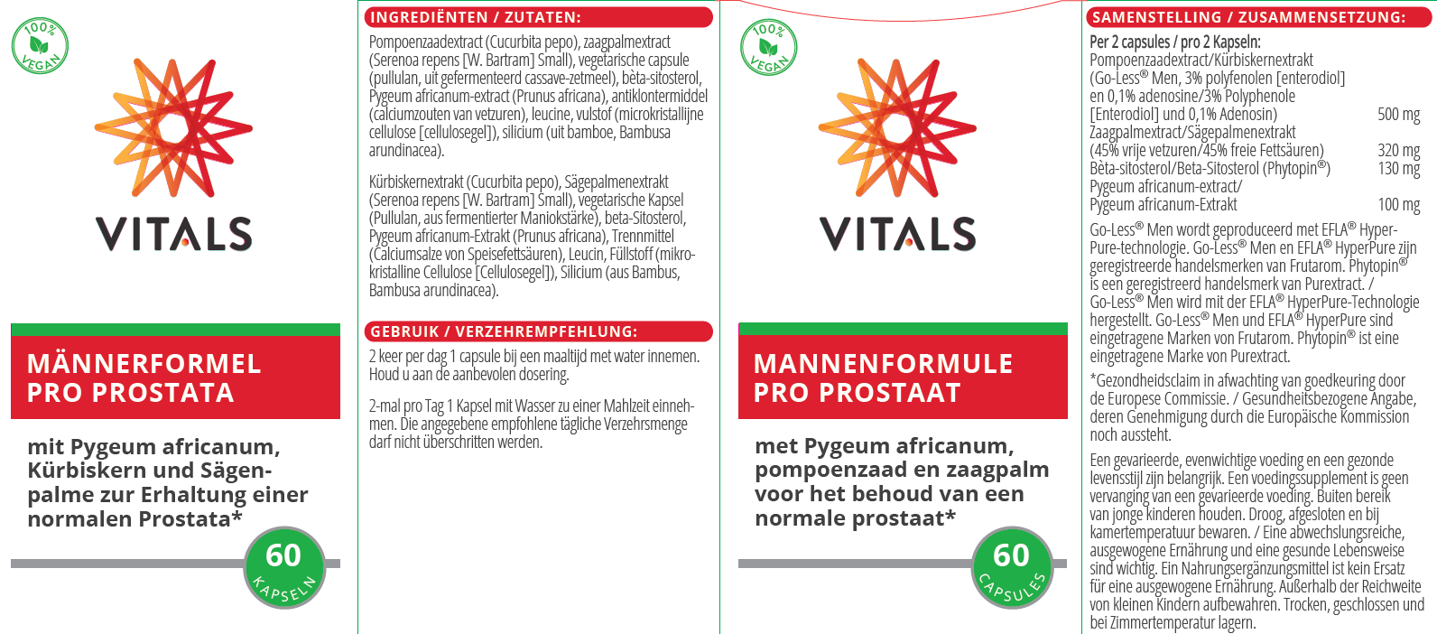 Männerformel Pro Prostata von VITALS
