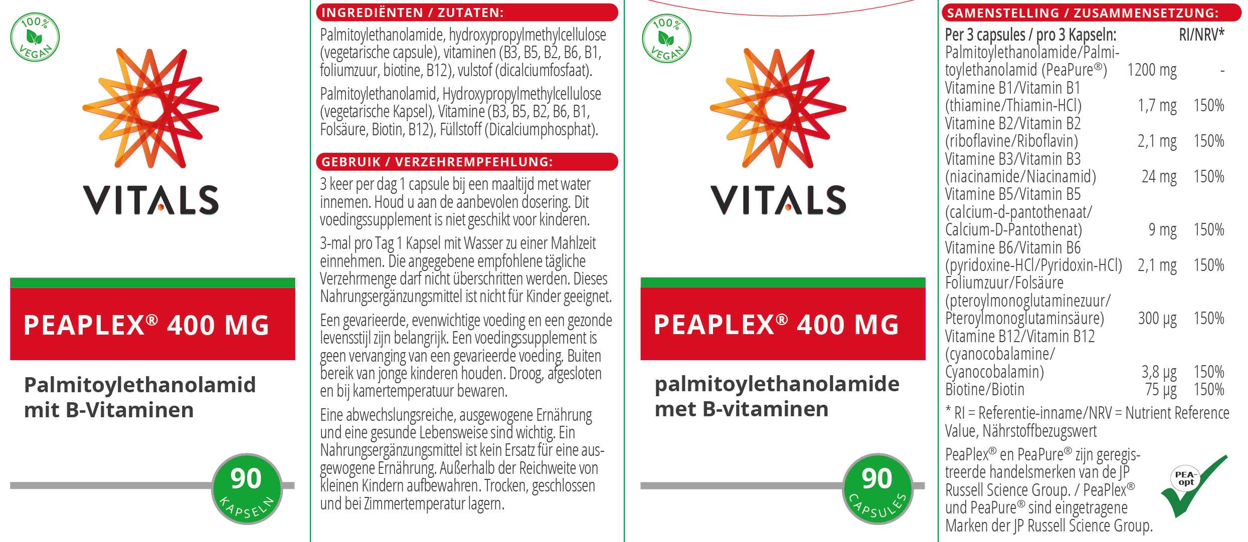 PeaPlex® 400 mg von VITALS