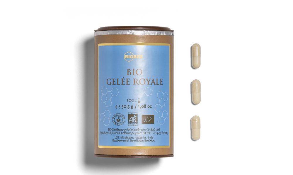 BIO Gelée Royale Kapseln 250 mg – 100 Kapseln | BioBee