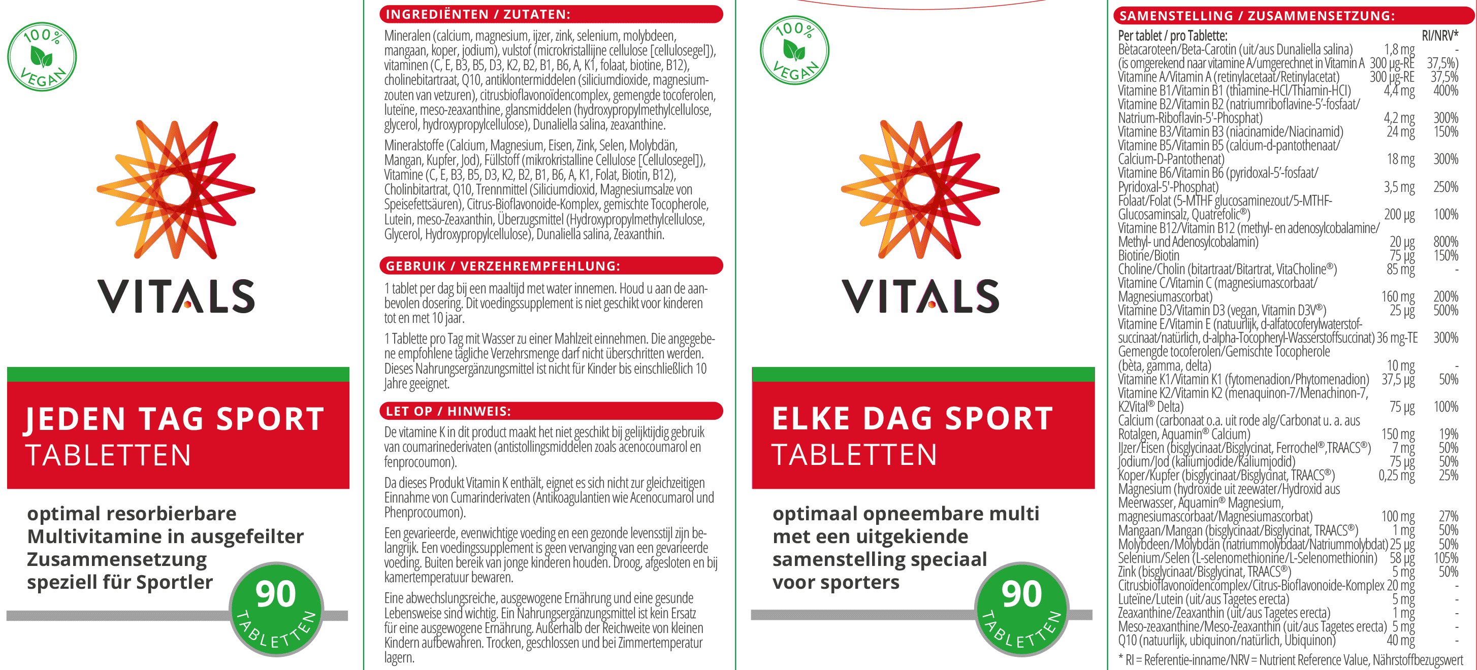 Jeden Tag Sport von VITALS